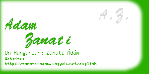 adam zanati business card